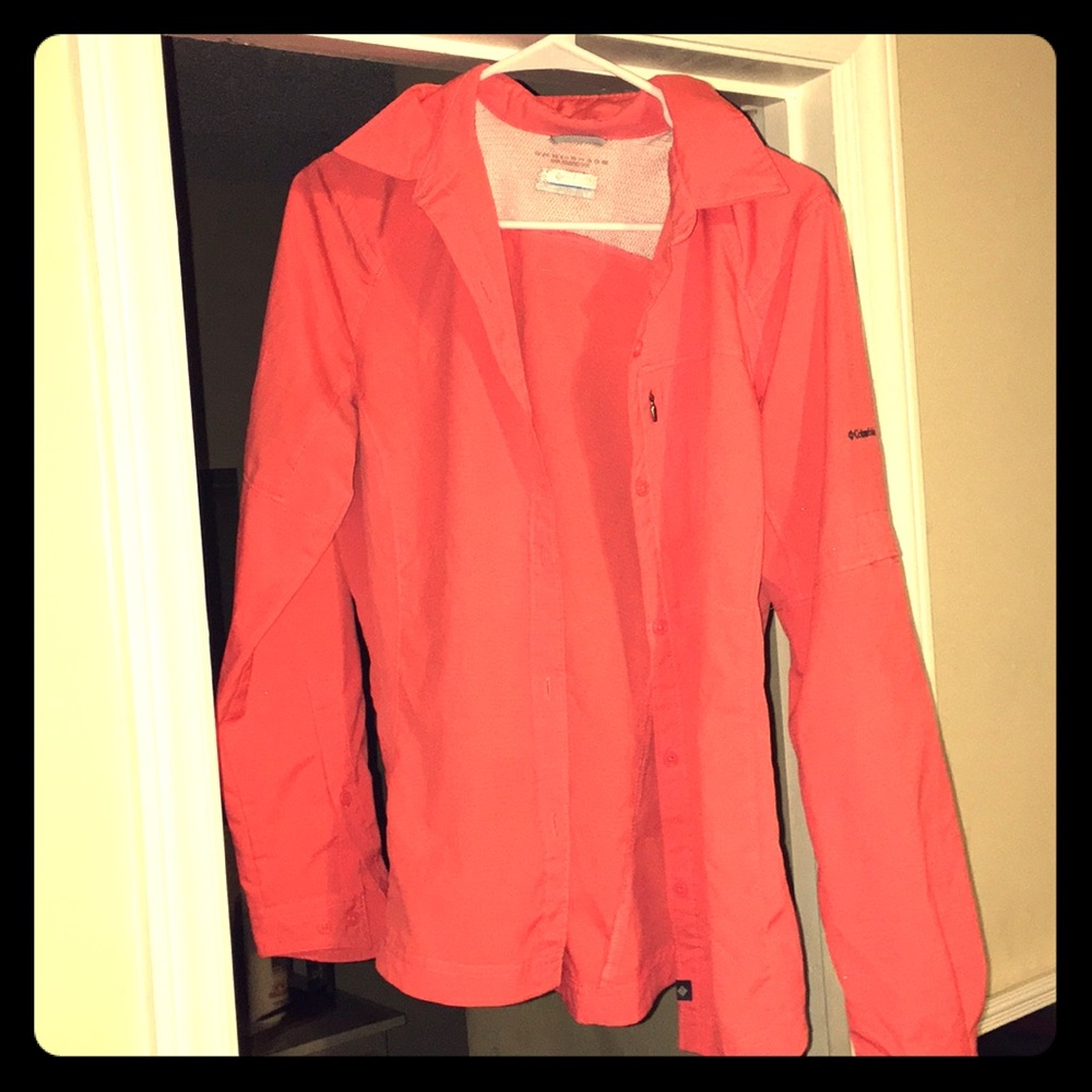 Orange Columbia shirt